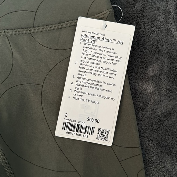 Lululemon Align HR Pant 25” - Picture 7 of 9